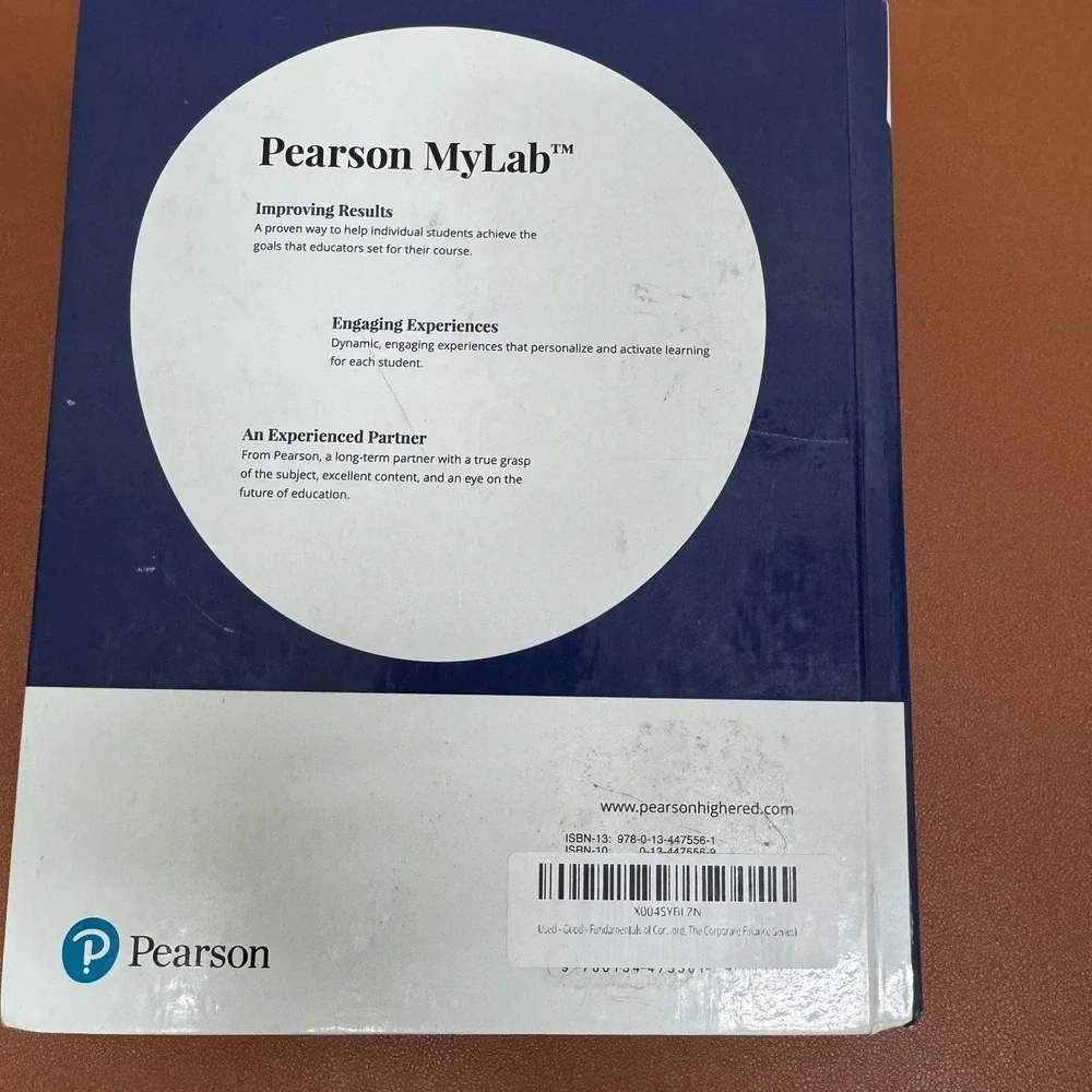 Fundamentals of Corproate Finances Fouth‎ Edition Used. Collage Book.